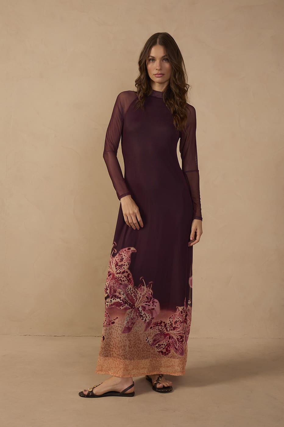VESTIDO TUL BOTANICA