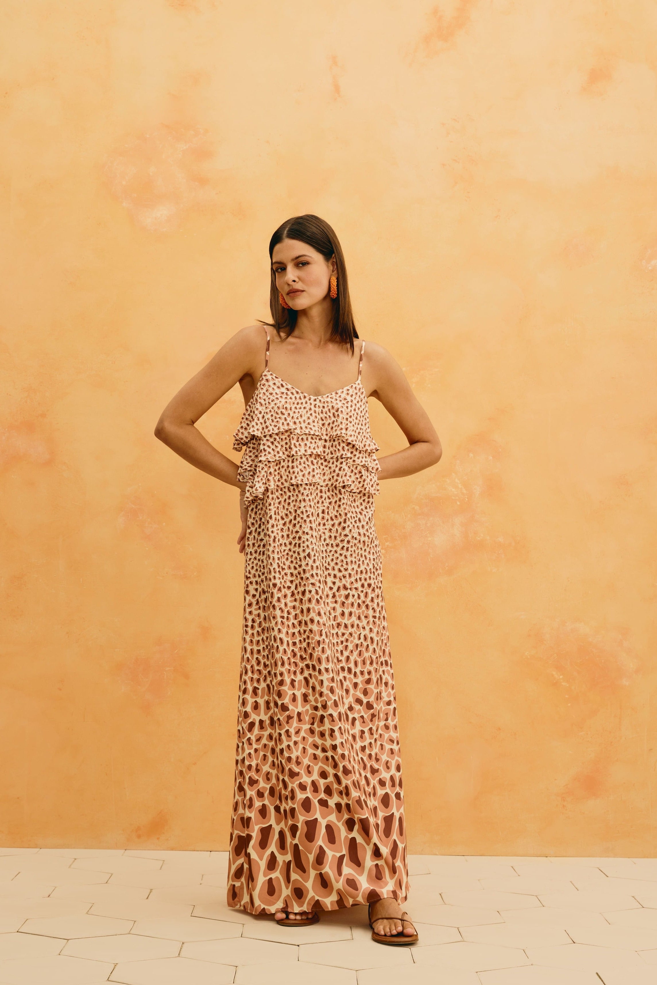 VESTIDO LONGO VUELOS LA SELVA