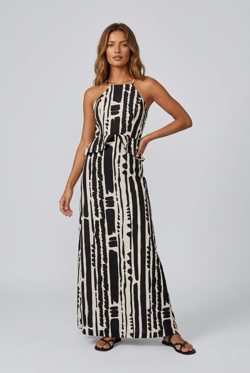 VESTIDO LONGO LINEA