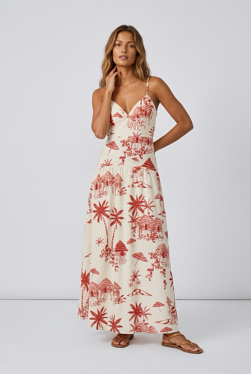 VESTIDO LONGO PLAYA BLANCA