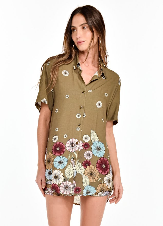 CAMISA EDU WILD FLOWERS