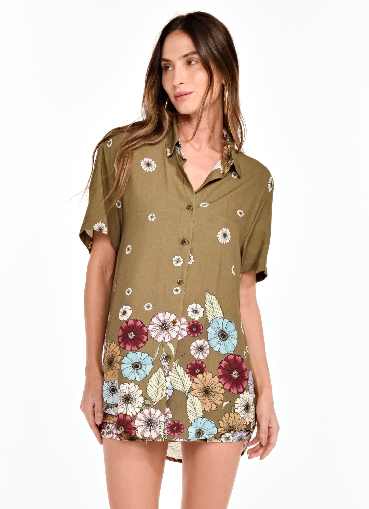 CAMISA EDU WILD FLOWERS
