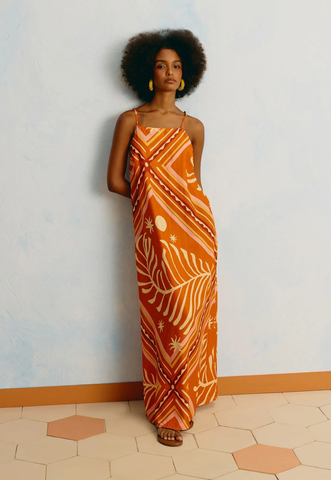 VESTIDO LONGO ESPALDA CROCHET LENCO