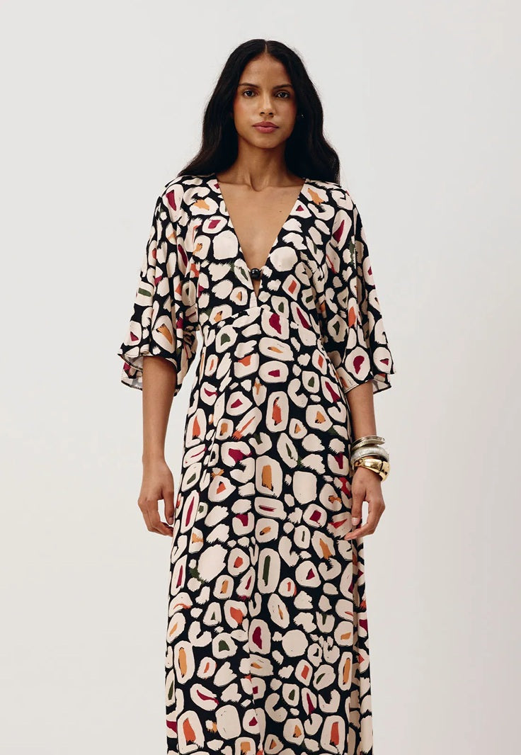 VESTIDO LARGO ONCA