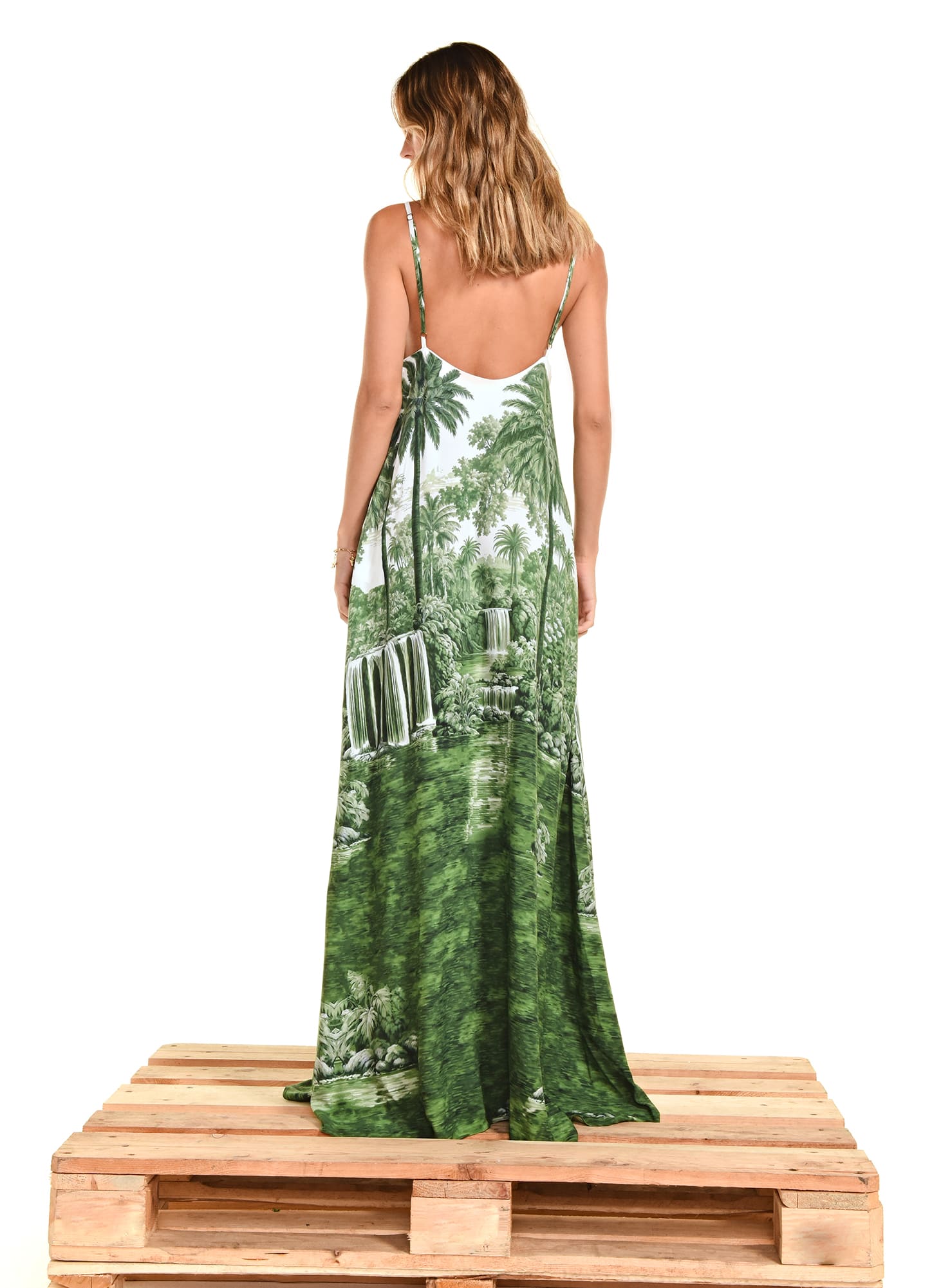 VESTIDO MATA TOILE GREEN
