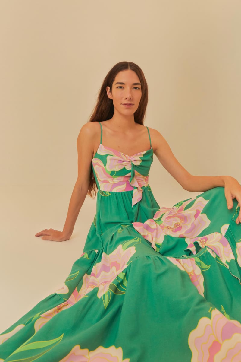 VESTIDO LONGO FLORAL LUMI